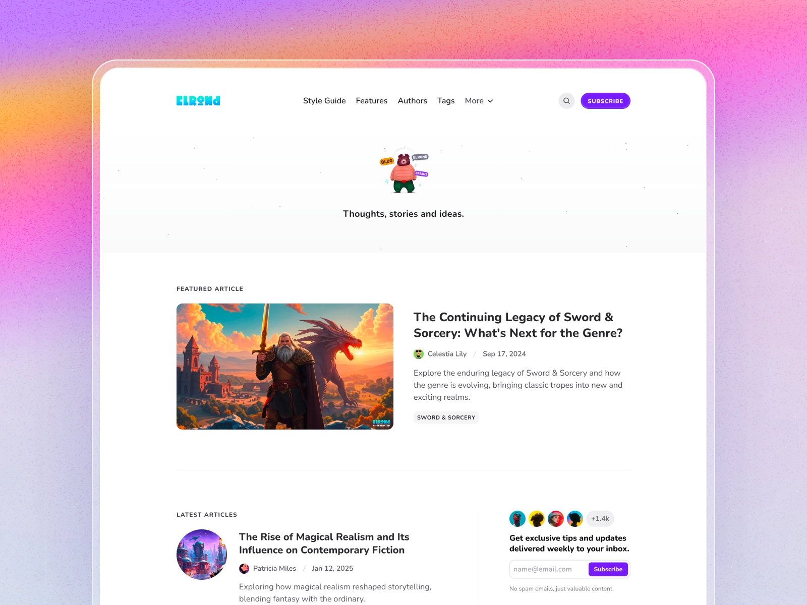 Hedwik — Premium Ghost CMS Themes